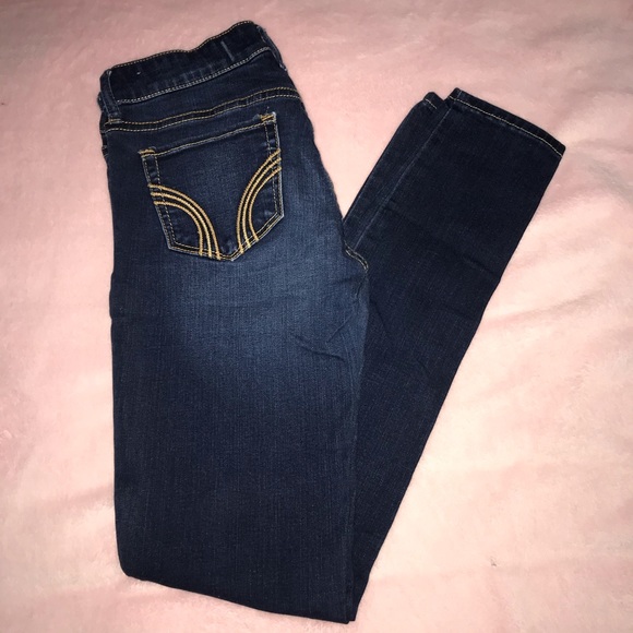Hollister Denim - Hollister dark wash skinny jeans